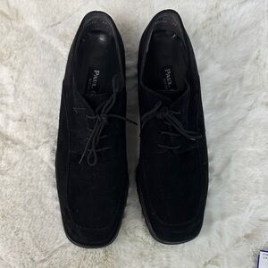Paul Green Men's Black Lace-Up Oxfords